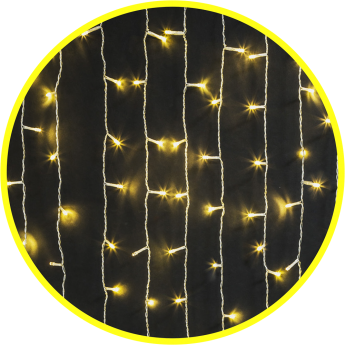 Гирлянда новогодняя светодиодная NAVIGATOR NGF-C01-357WW-8-2x1.5m-230-TR-IP20 Гирлянда новогодняя светодиодная NAVIGATOR NGF-C01-357WW-8-2x1.5m-230-TR-IP20