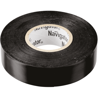 Изолента NAVIGATOR ПВХ черная 19мм 20м NIT-A19-20/BL