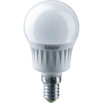 Лампа светодиодная NAVIGATOR NLL-G45 LED 7Вт E14 белый шар Лампа светодиодная NAVIGATOR NLL-G45 LED 7Вт E14 белый шар