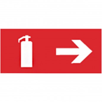Аварийная наклейка NAVIGATOR серии NL-100x200W-F33 "Огнетушитель"