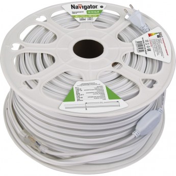 Светодиодная лента NAVIGATOR серии NLS-2835G92-9-IP67-220V-NEONLED R20 Светодиодная лента NAVIGATOR серии NLS-2835G92-9-IP67-220V-NEONLED R20