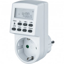 Розеточный таймер NAVIGATOR серии NTR-E-S01-WH Розеточный таймер NAVIGATOR серии NTR-E-S01-WH