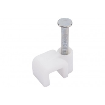 Скоба NAVIGATOR 4мм плоская пластиковая (50шт)